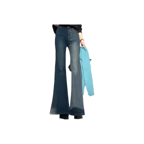 PANDA ADEVIL Blue Women's Jeans PANDA ADEVIL Синий Женские Джинсы