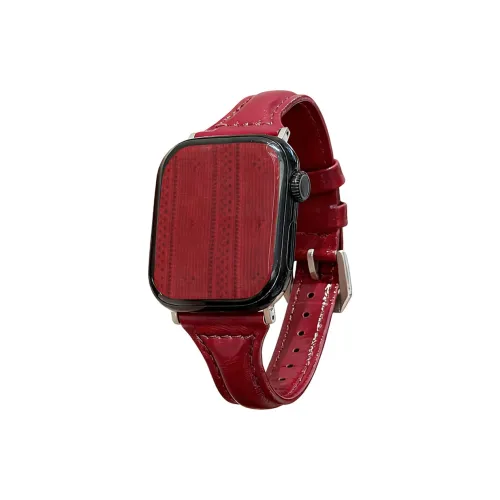 WANSHANGXIAOJIE Ремешок Apple Совместимость Материал Искусственная кожа