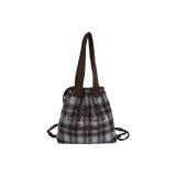 Большой синий клетчатый