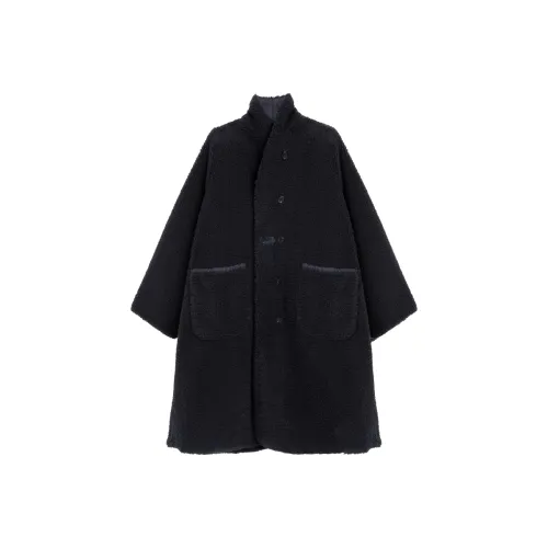 DE MINCOLLECTION Темно-синий женский пальто