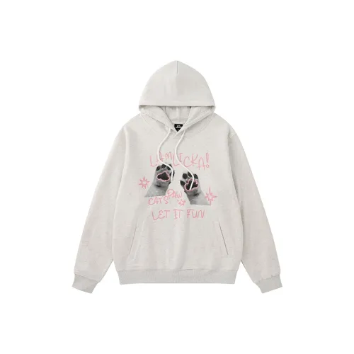 LAMLICKA Белый Фотиния Серый Унисекс Свитшоты