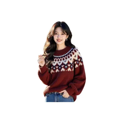 XIANGTIANE Красный Женский Трикотаж