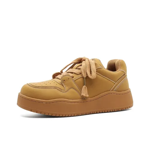 MPZY Амортизирующие Slip-resistant Низкие Кроссовки для скейтбординга Унисекс Коричневый