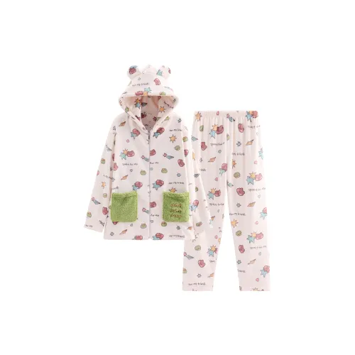 FENTENG Brown Bear Pajama Set Men's