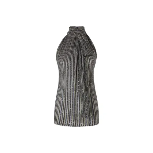 MISSONI Женские майки серебристо-серого цвета