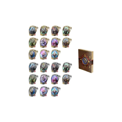 Blizzard Games Металлический магнитный значок для холодильника слепые коробки 1 слепой бокс полная коробка 6 шт