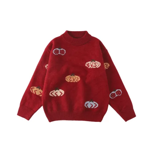 RHOBESAM Юбка Девушка Свитер Supply 2592 Стиля Красный KIDS Свитера