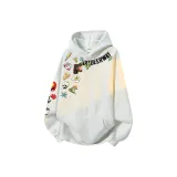 Тяжелый полиэстер-хлопок, белый, серый, фотиния (с флисовой подкладкой)