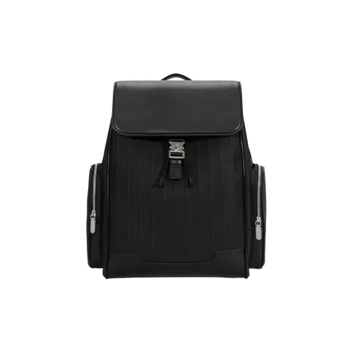 SEWAFOX Кожа Рюкзак Унисекс Черный Зеленый