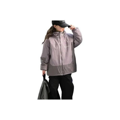 Smileyworld Корейский Фиолетовый Школьный возраст Топы