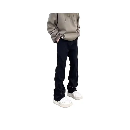 BAOMIKA Черные Унисекс Джинсы