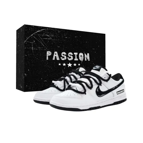 Nike Dunk Line Panda Низкие Скейтборд Кроссовки Унисекс Черный Белый