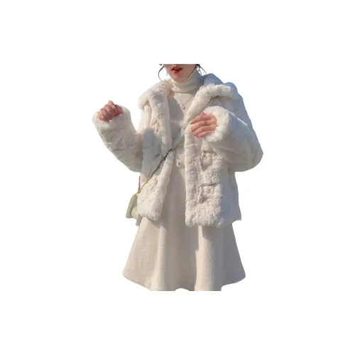 INCO VIBE Экрю Женские Меховые изделия