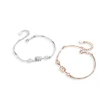 Silver + Rose Gold, 2 Pack