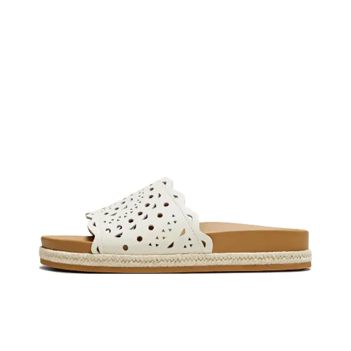 TATA Резина Вышивка Тихий Запахонепроницаемый Антибактериальный Шлепанцы Женские