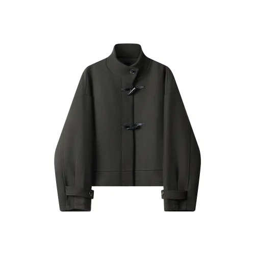 JINGBUTIAN Army Green Женское пальто