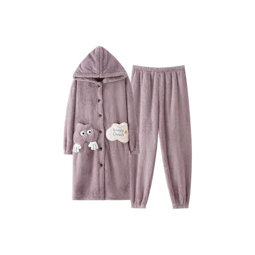 CAOBENCHUSE Таро Фиолетовый Женский Пижамный Комплект