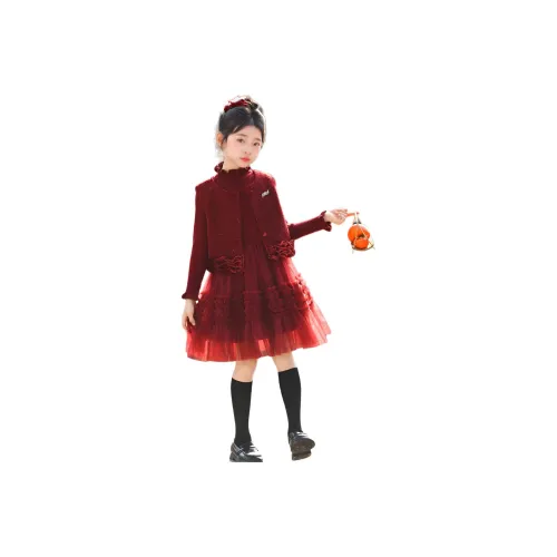 Guldoeleph Красный Наборы одежды для школьного возраста с юбкой
