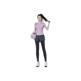 Комплект одежды (Фиолетовая рубашка с коротким рукавом + Серые штаны)