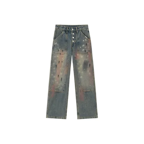 XINYINSU Винтажные синие женские джинсы