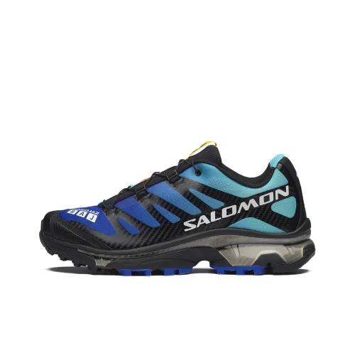 SALOMON XT 4 Устойчивый к истиранию Дышащая Поддерживающая Обувь для Трейл-раннинга Унисекс Черно-синяя