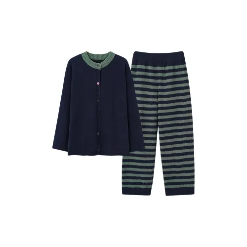 Kerener Pajama Комплект Женский Темно-Синий