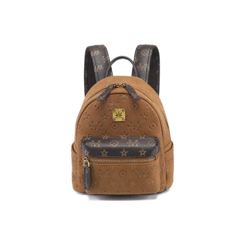 MISS GAIL Синтетическая кожа Рюкзак Стандартный Женский Pressed Оливково-зеленый