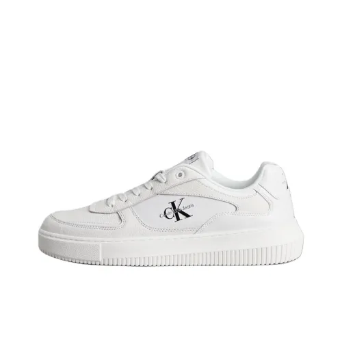 CKJ CALVIN KLEIN JEANS Низкие кроссовки для скейтбординга мужские Moon Белый