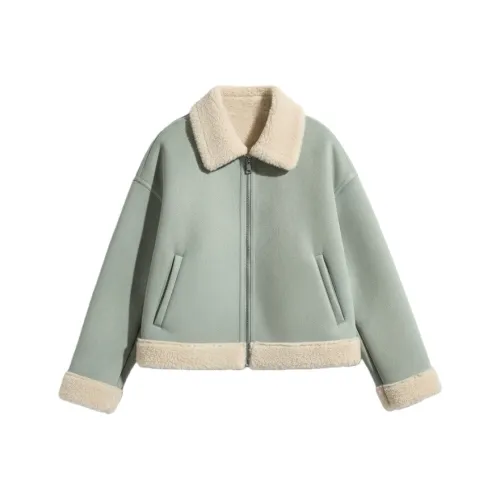 JOPPTI Зеленый Женский Пуховик