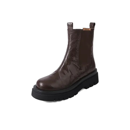 ZIXIAO 14,5cm Martin Boot Средний каблук Женские