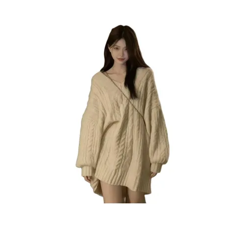 EFCR Кремовый Абрикос Женская Трикотажная Одежда