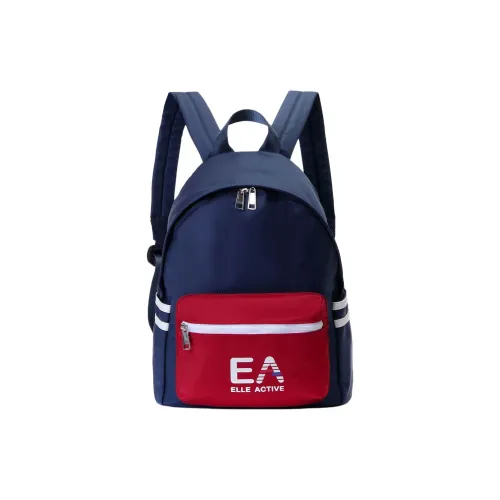 ELLE Active Нейлоновый Рюкзак Большой Унисекс Синий Синий и Красный