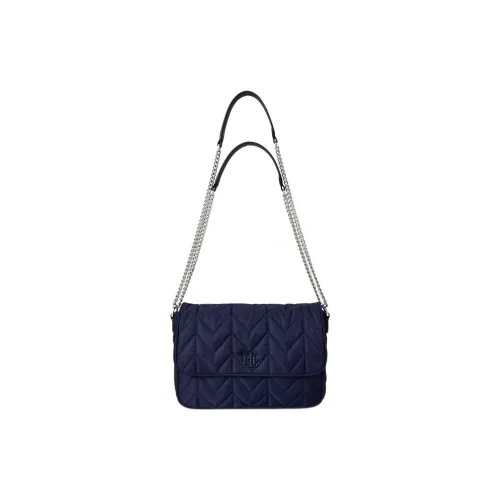 LAUREN RALPH LAUREN Нейлоновая сумка-мессенджер плечевая сумка среднего размера женская морской синий