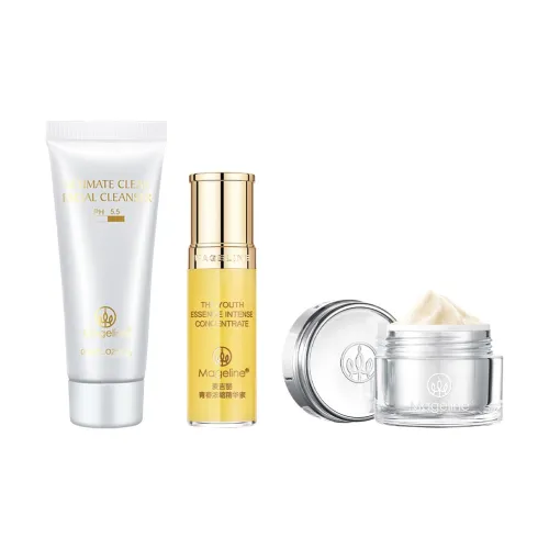 MAGELINE Очищающее средство 15 г + Юность Концентрированная Эссенция 5 мл + Увлажняющий крем 5 г