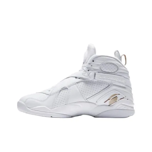 Jordan Air Jordan 8 Retro OVO Co-Brand White Drake Амортизация Поддержка High Top Винтажные Баскетбольные Кроссовки