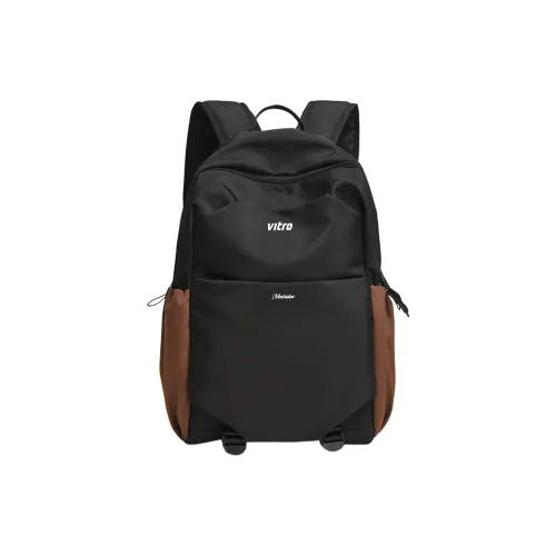 VITRO Nylon Рюкзак Стандартный Унисекс Кофейный Черный Белый Оранжевый