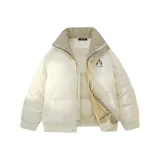 Экрю [Воротник-стойка, Городской, Минималистичный]