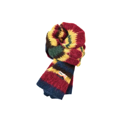 Jeep Смесовая шерсть Вязаные шарфы Унисекс