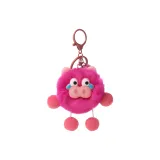 Брелок "Угольный шар" - Розовый Красный Поросенок
