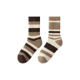 2 пачки (Глубокий коричневый рис белый с полосами + стандартный белый с полосами)