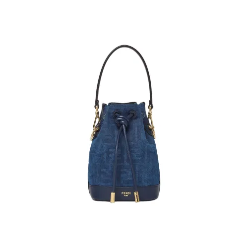 FENDI Mon Tresor Denim Bag Mini Women's Blue FENDI Mon Tresor Деним Сумка Мини Женская Синяя