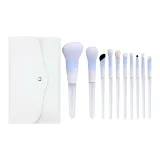 Набор из 10 щеток для макияжа с градиентом + сумка *1