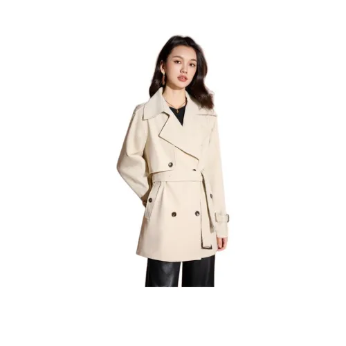 MEILANNI Каменный Белый Женский Тренч