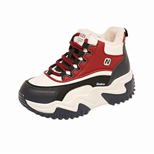 Bake High Топ Толстая подошва Кроссовки Женские