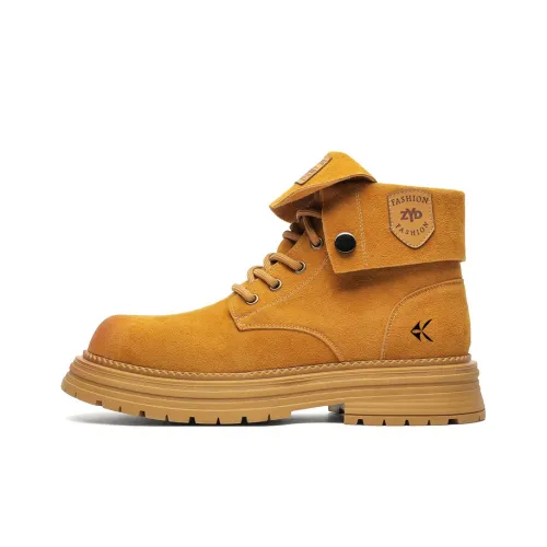 ZANSITE Martin Boots Yellow Men's