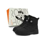 Черный с флисовой подкладкой