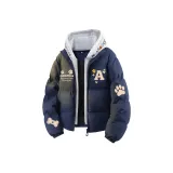 Темно-синяя вышитая шляпа