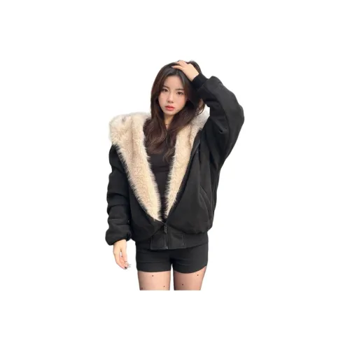 BQERTY Черное Женское Пальто