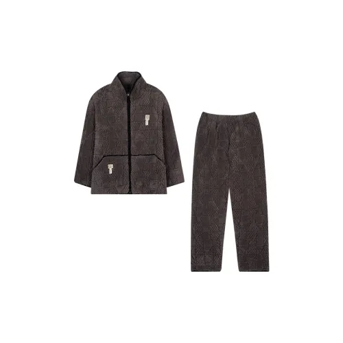 MIIOW Светлый Кофейный Мужской Пижамный Комплект