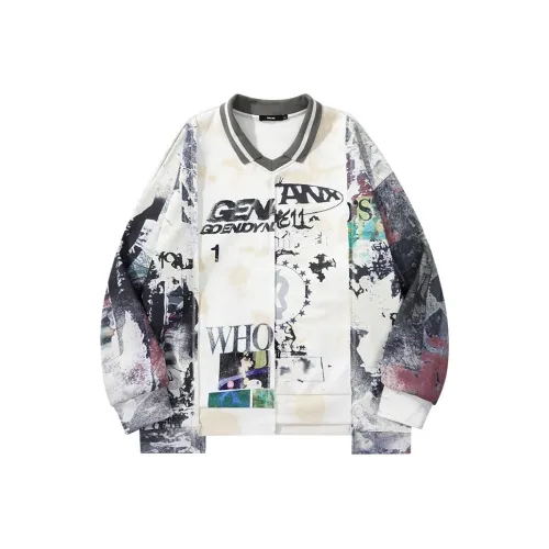 GENANX Белый Унисекс Свитшоты